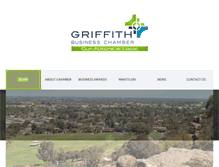 Tablet Screenshot of griffithbusinesschamber.com.au